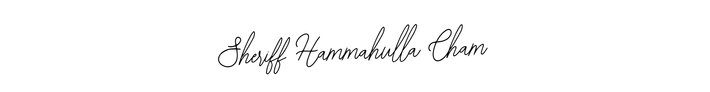 Create a beautiful signature design for name Sheriff Hammahulla Cham. With this signature (Bearetta-2O07w) fonts, you can make a handwritten signature for free. Sheriff Hammahulla Cham signature style 12 images and pictures png