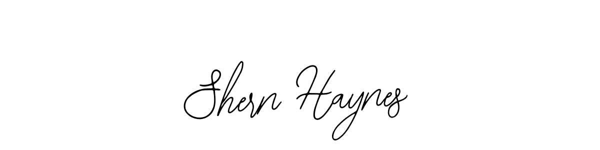 Also You can easily find your signature by using the search form. We will create Shern Haynes name handwritten signature images for you free of cost using Bearetta-2O07w sign style. Shern Haynes signature style 12 images and pictures png