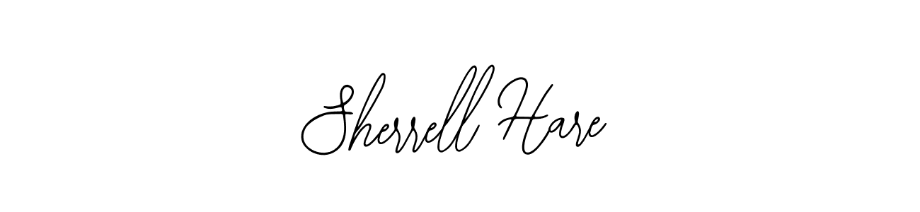 Design your own signature with our free online signature maker. With this signature software, you can create a handwritten (Bearetta-2O07w) signature for name Sherrell Hare. Sherrell Hare signature style 12 images and pictures png