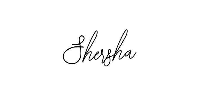 Also we have Shersha name is the best signature style. Create professional handwritten signature collection using Bearetta-2O07w autograph style. Shersha signature style 12 images and pictures png