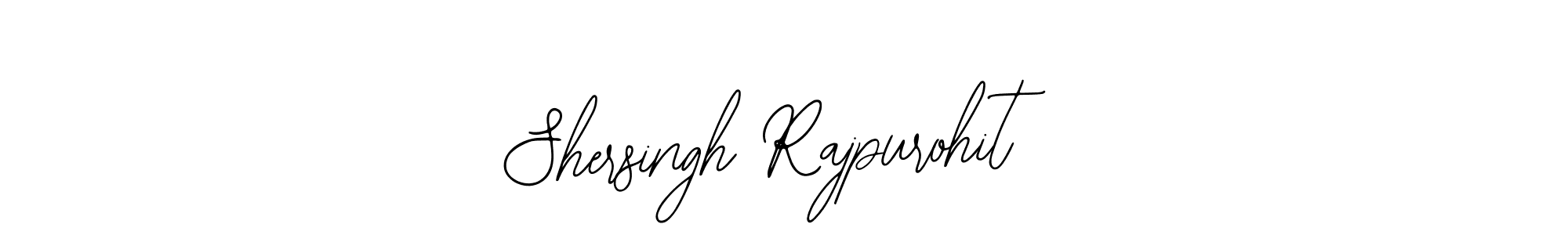 Use a signature maker to create a handwritten signature online. With this signature software, you can design (Bearetta-2O07w) your own signature for name Shersingh Rajpurohit. Shersingh Rajpurohit signature style 12 images and pictures png