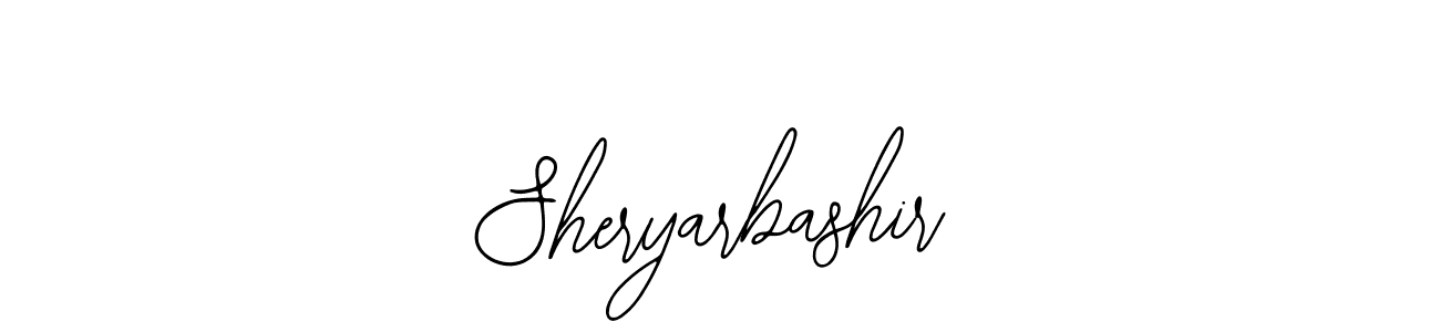 Use a signature maker to create a handwritten signature online. With this signature software, you can design (Bearetta-2O07w) your own signature for name Sheryarbashir. Sheryarbashir signature style 12 images and pictures png