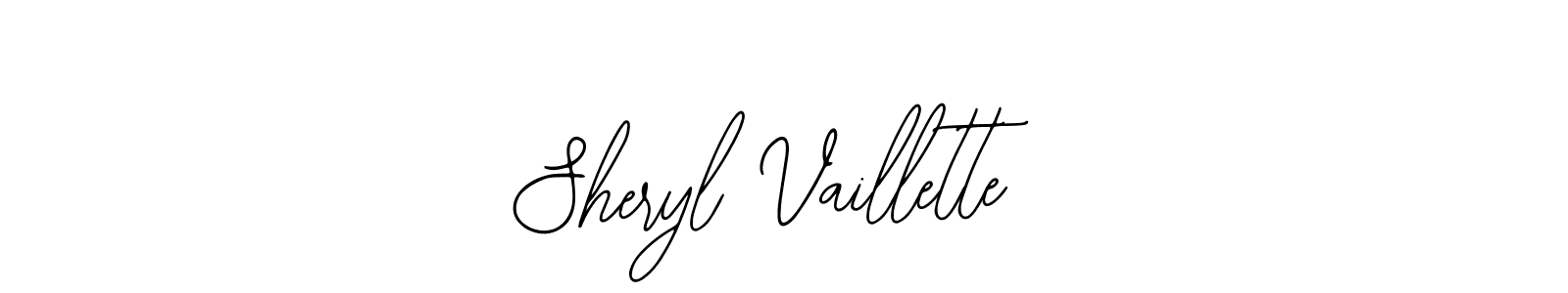 How to make Sheryl Vaillette signature? Bearetta-2O07w is a professional autograph style. Create handwritten signature for Sheryl Vaillette name. Sheryl Vaillette signature style 12 images and pictures png