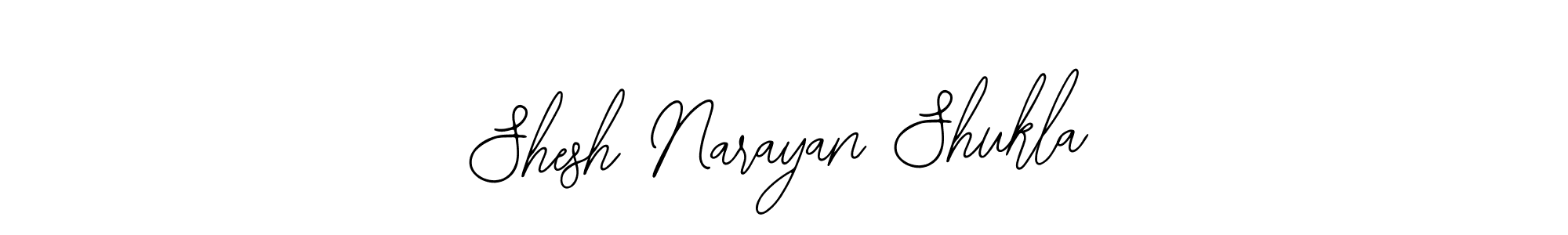 Bearetta-2O07w is a professional signature style that is perfect for those who want to add a touch of class to their signature. It is also a great choice for those who want to make their signature more unique. Get Shesh Narayan Shukla name to fancy signature for free. Shesh Narayan Shukla signature style 12 images and pictures png