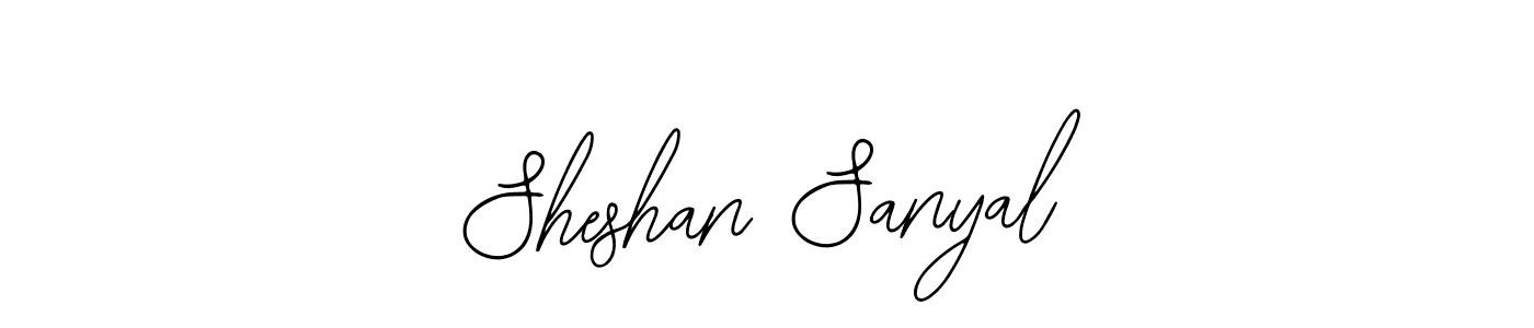 if you are searching for the best signature style for your name Sheshan Sanyal. so please give up your signature search. here we have designed multiple signature styles  using Bearetta-2O07w. Sheshan Sanyal signature style 12 images and pictures png