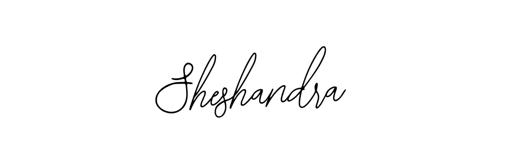 How to make Sheshandra name signature. Use Bearetta-2O07w style for creating short signs online. This is the latest handwritten sign. Sheshandra signature style 12 images and pictures png