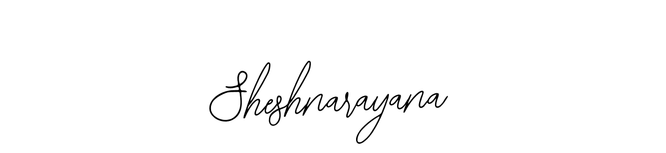 How to make Sheshnarayana name signature. Use Bearetta-2O07w style for creating short signs online. This is the latest handwritten sign. Sheshnarayana signature style 12 images and pictures png