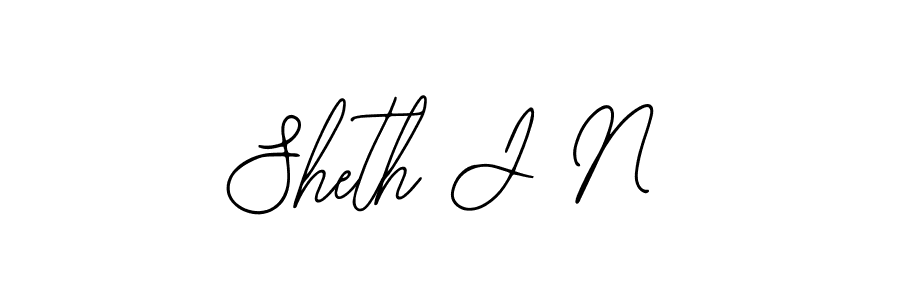 This is the best signature style for the Sheth J N name. Also you like these signature font (Bearetta-2O07w). Mix name signature. Sheth J N signature style 12 images and pictures png