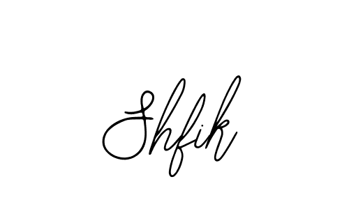 Design your own signature with our free online signature maker. With this signature software, you can create a handwritten (Bearetta-2O07w) signature for name Shfik. Shfik signature style 12 images and pictures png