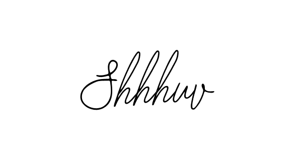 How to make Shhhuv name signature. Use Bearetta-2O07w style for creating short signs online. This is the latest handwritten sign. Shhhuv signature style 12 images and pictures png