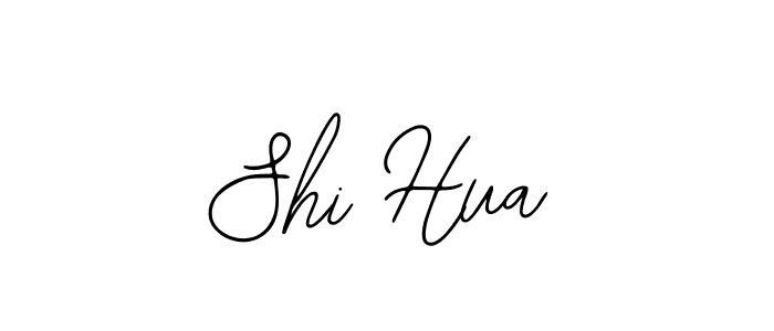 How to make Shi Hua name signature. Use Bearetta-2O07w style for creating short signs online. This is the latest handwritten sign. Shi Hua signature style 12 images and pictures png
