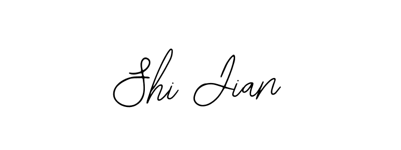 Design your own signature with our free online signature maker. With this signature software, you can create a handwritten (Bearetta-2O07w) signature for name Shi Jian. Shi Jian signature style 12 images and pictures png