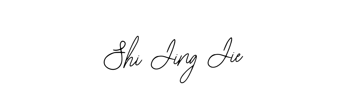 Bearetta-2O07w is a professional signature style that is perfect for those who want to add a touch of class to their signature. It is also a great choice for those who want to make their signature more unique. Get Shi Jing Jie name to fancy signature for free. Shi Jing Jie signature style 12 images and pictures png