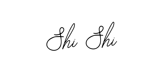 How to make Shi Shi name signature. Use Bearetta-2O07w style for creating short signs online. This is the latest handwritten sign. Shi Shi signature style 12 images and pictures png