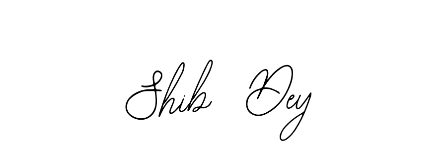 You should practise on your own different ways (Bearetta-2O07w) to write your name (Shib  Dey) in signature. don't let someone else do it for you. Shib  Dey signature style 12 images and pictures png