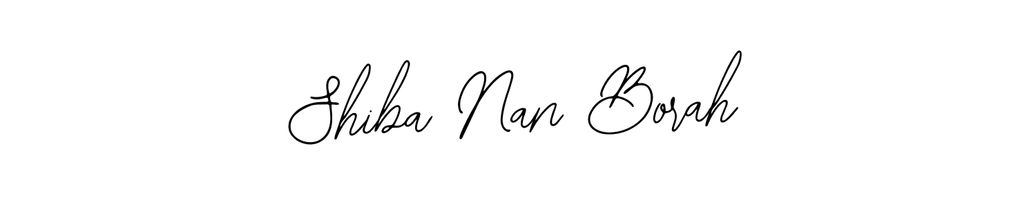 Use a signature maker to create a handwritten signature online. With this signature software, you can design (Bearetta-2O07w) your own signature for name Shiba Nan Borah. Shiba Nan Borah signature style 12 images and pictures png