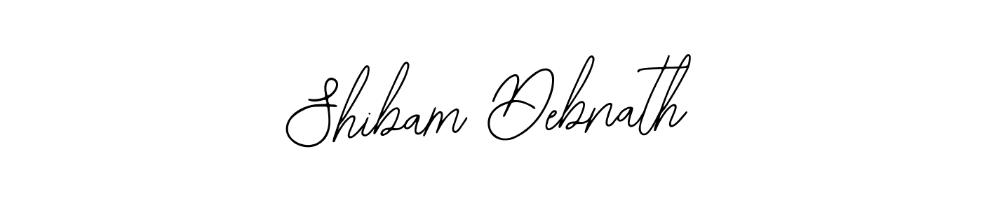 Create a beautiful signature design for name Shibam Debnath. With this signature (Bearetta-2O07w) fonts, you can make a handwritten signature for free. Shibam Debnath signature style 12 images and pictures png