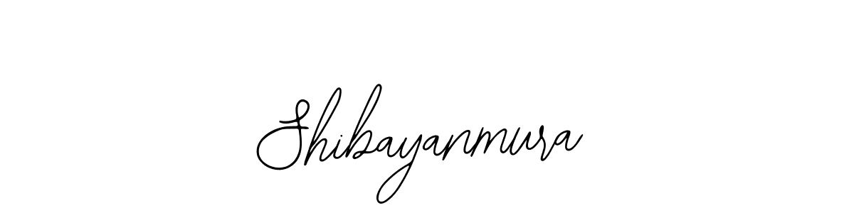 Use a signature maker to create a handwritten signature online. With this signature software, you can design (Bearetta-2O07w) your own signature for name Shibayanmura. Shibayanmura signature style 12 images and pictures png