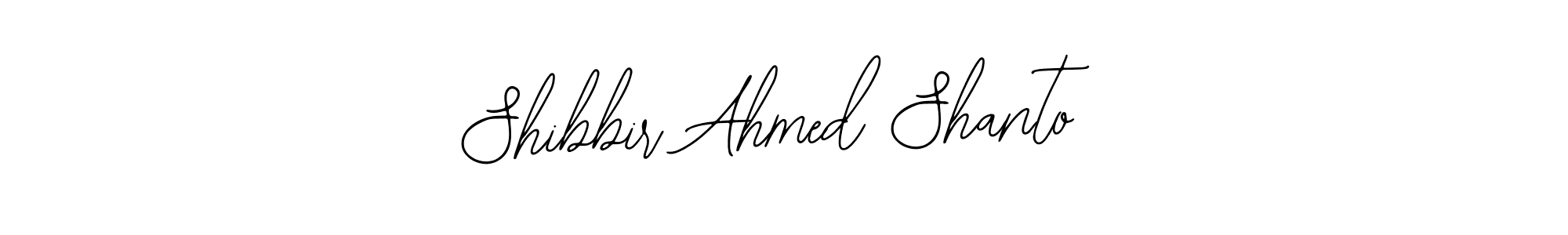 Create a beautiful signature design for name Shibbir Ahmed Shanto. With this signature (Bearetta-2O07w) fonts, you can make a handwritten signature for free. Shibbir Ahmed Shanto signature style 12 images and pictures png