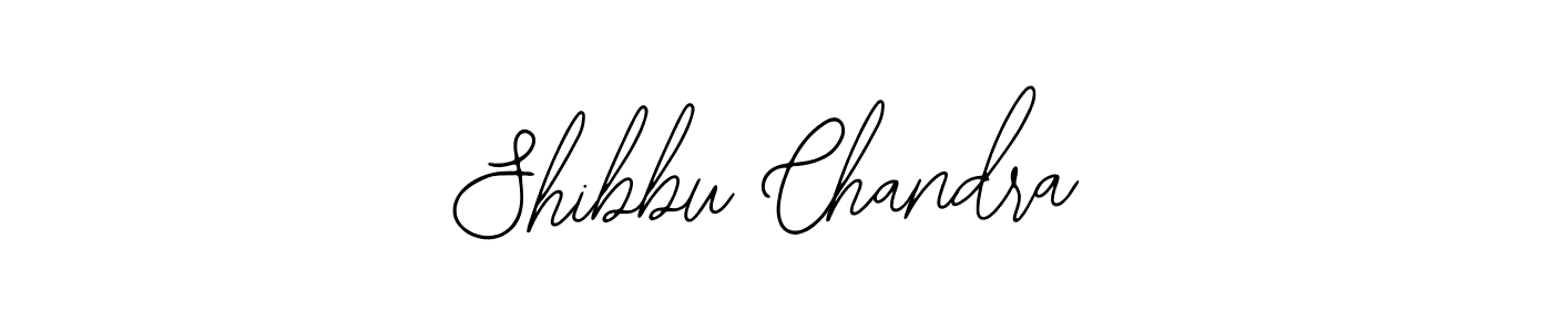 How to make Shibbu Chandra name signature. Use Bearetta-2O07w style for creating short signs online. This is the latest handwritten sign. Shibbu Chandra signature style 12 images and pictures png