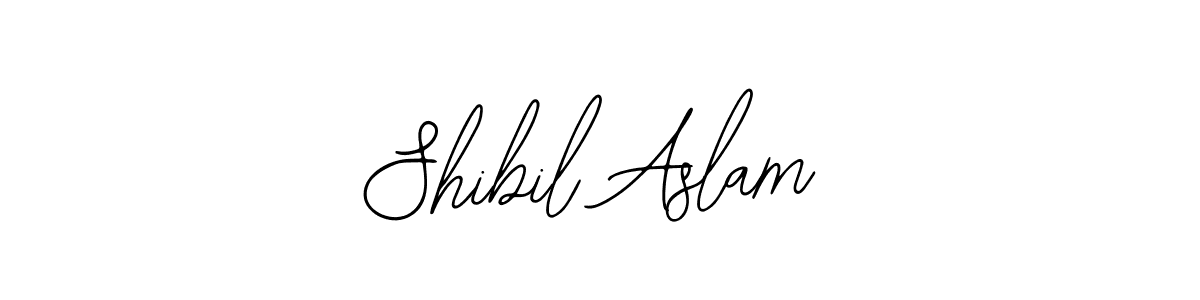 Shibil Aslam stylish signature style. Best Handwritten Sign (Bearetta-2O07w) for my name. Handwritten Signature Collection Ideas for my name Shibil Aslam. Shibil Aslam signature style 12 images and pictures png