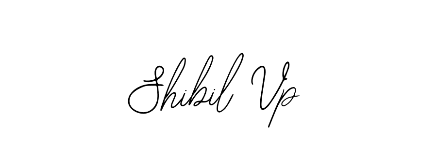 Use a signature maker to create a handwritten signature online. With this signature software, you can design (Bearetta-2O07w) your own signature for name Shibil Vp. Shibil Vp signature style 12 images and pictures png