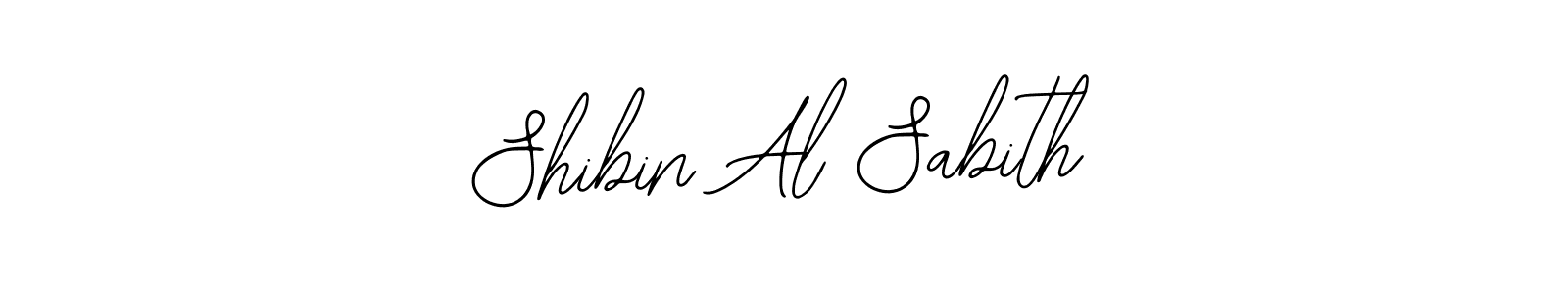 Use a signature maker to create a handwritten signature online. With this signature software, you can design (Bearetta-2O07w) your own signature for name Shibin Al Sabith. Shibin Al Sabith signature style 12 images and pictures png