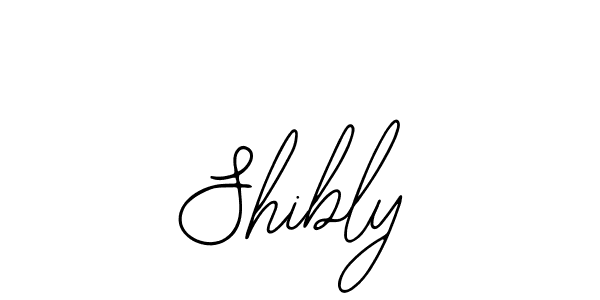 Design your own signature with our free online signature maker. With this signature software, you can create a handwritten (Bearetta-2O07w) signature for name Shibly. Shibly signature style 12 images and pictures png