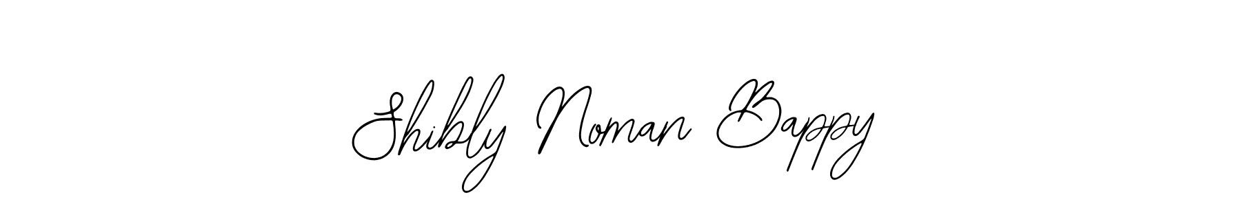 Bearetta-2O07w is a professional signature style that is perfect for those who want to add a touch of class to their signature. It is also a great choice for those who want to make their signature more unique. Get Shibly Noman Bappy name to fancy signature for free. Shibly Noman Bappy signature style 12 images and pictures png