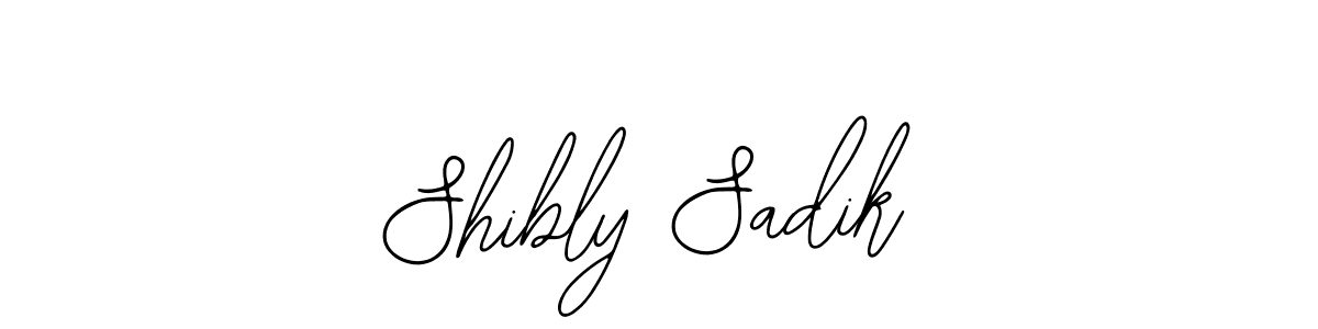 Make a beautiful signature design for name Shibly Sadik. With this signature (Bearetta-2O07w) style, you can create a handwritten signature for free. Shibly Sadik signature style 12 images and pictures png