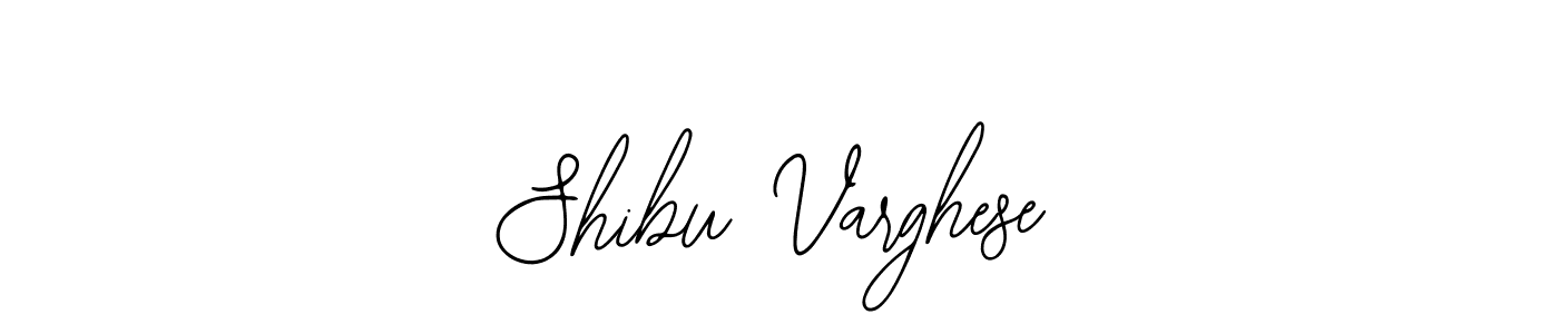 How to make Shibu Varghese signature? Bearetta-2O07w is a professional autograph style. Create handwritten signature for Shibu Varghese name. Shibu Varghese signature style 12 images and pictures png