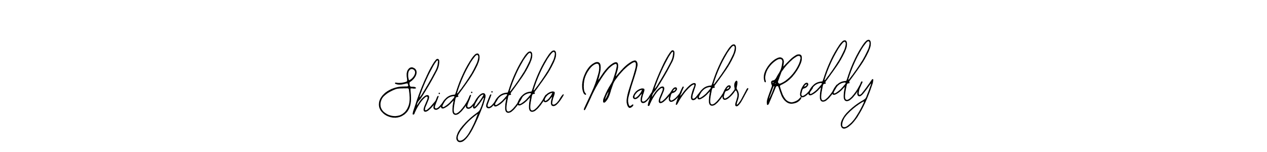 Also we have Shidigidda Mahender Reddy name is the best signature style. Create professional handwritten signature collection using Bearetta-2O07w autograph style. Shidigidda Mahender Reddy signature style 12 images and pictures png