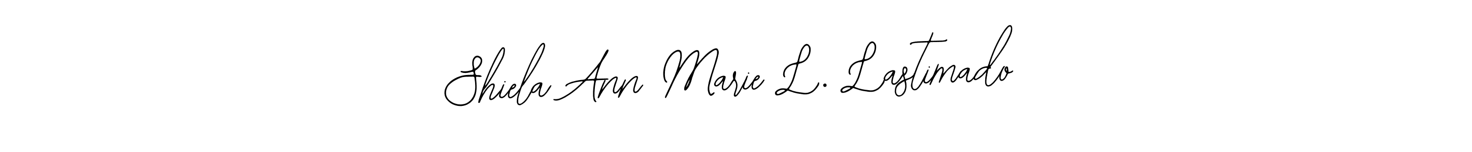 You should practise on your own different ways (Bearetta-2O07w) to write your name (Shiela Ann Marie L. Lastimado) in signature. don't let someone else do it for you. Shiela Ann Marie L. Lastimado signature style 12 images and pictures png