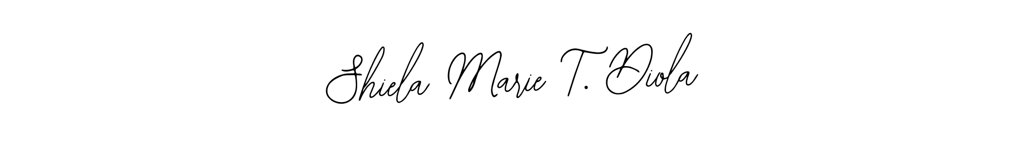 Shiela Marie T. Diola stylish signature style. Best Handwritten Sign (Bearetta-2O07w) for my name. Handwritten Signature Collection Ideas for my name Shiela Marie T. Diola. Shiela Marie T. Diola signature style 12 images and pictures png