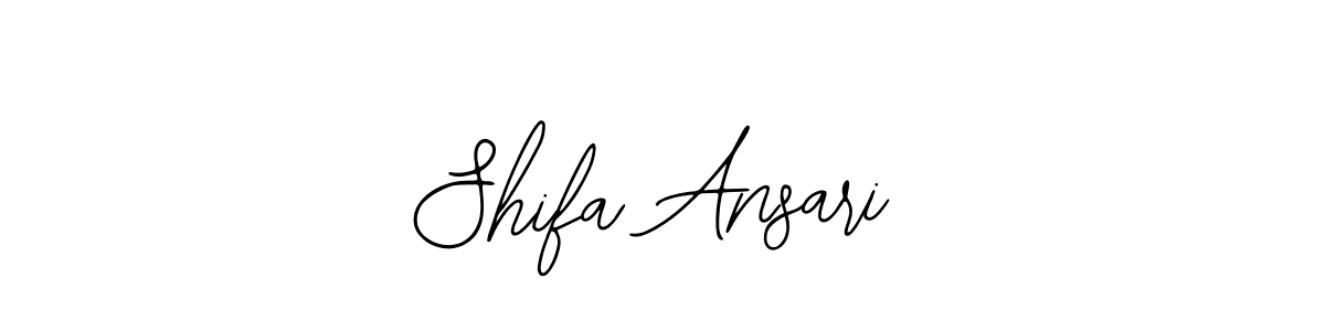It looks lik you need a new signature style for name Shifa Ansari. Design unique handwritten (Bearetta-2O07w) signature with our free signature maker in just a few clicks. Shifa Ansari signature style 12 images and pictures png