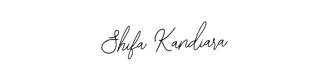 How to make Shifa Kandiara name signature. Use Bearetta-2O07w style for creating short signs online. This is the latest handwritten sign. Shifa Kandiara signature style 12 images and pictures png