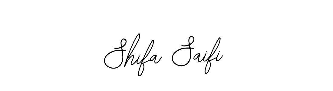 How to make Shifa Saifi signature? Bearetta-2O07w is a professional autograph style. Create handwritten signature for Shifa Saifi name. Shifa Saifi signature style 12 images and pictures png