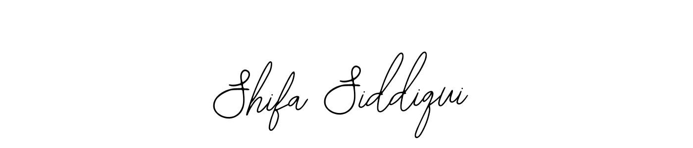 The best way (Bearetta-2O07w) to make a short signature is to pick only two or three words in your name. The name Shifa Siddiqui include a total of six letters. For converting this name. Shifa Siddiqui signature style 12 images and pictures png