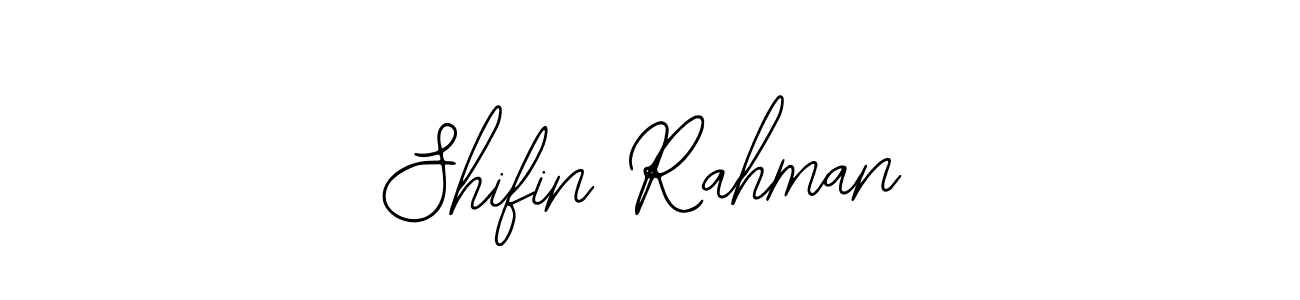 Use a signature maker to create a handwritten signature online. With this signature software, you can design (Bearetta-2O07w) your own signature for name Shifin Rahman. Shifin Rahman signature style 12 images and pictures png