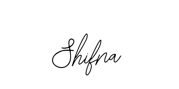 Use a signature maker to create a handwritten signature online. With this signature software, you can design (Bearetta-2O07w) your own signature for name Shifna. Shifna signature style 12 images and pictures png