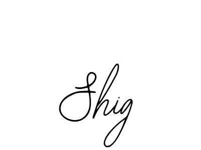 Make a beautiful signature design for name Shig. With this signature (Bearetta-2O07w) style, you can create a handwritten signature for free. Shig signature style 12 images and pictures png