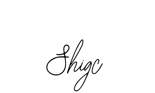 Design your own signature with our free online signature maker. With this signature software, you can create a handwritten (Bearetta-2O07w) signature for name Shigc. Shigc signature style 12 images and pictures png