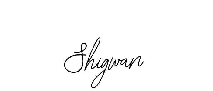 Design your own signature with our free online signature maker. With this signature software, you can create a handwritten (Bearetta-2O07w) signature for name Shigwan. Shigwan signature style 12 images and pictures png