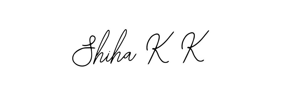 Shiha K K stylish signature style. Best Handwritten Sign (Bearetta-2O07w) for my name. Handwritten Signature Collection Ideas for my name Shiha K K. Shiha K K signature style 12 images and pictures png