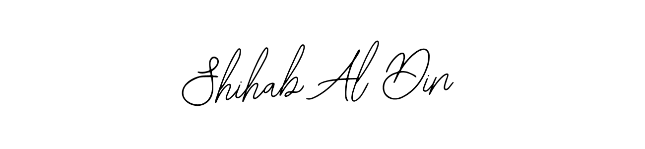 The best way (Bearetta-2O07w) to make a short signature is to pick only two or three words in your name. The name Shihab Al Din include a total of six letters. For converting this name. Shihab Al Din signature style 12 images and pictures png