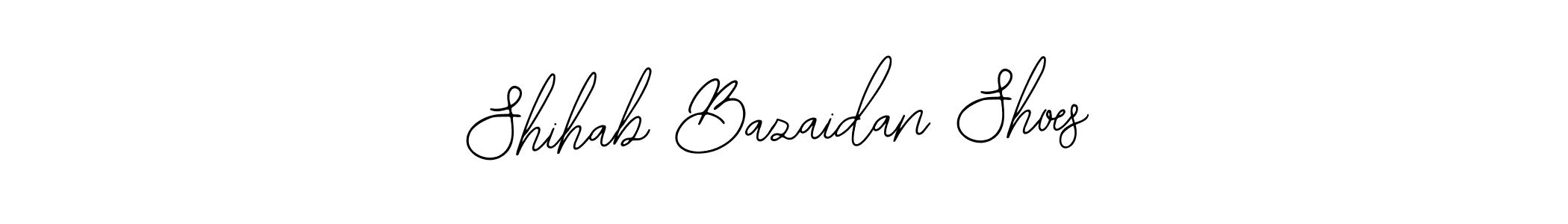 The best way (Bearetta-2O07w) to make a short signature is to pick only two or three words in your name. The name Shihab Bazaidan Shoes include a total of six letters. For converting this name. Shihab Bazaidan Shoes signature style 12 images and pictures png