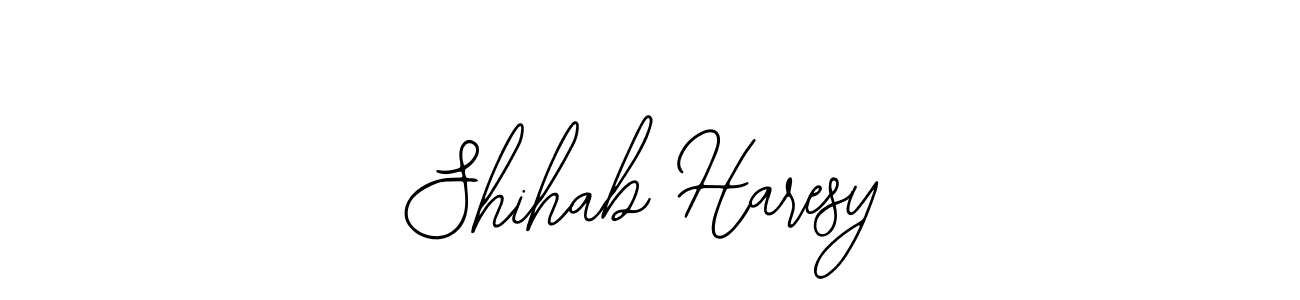 The best way (Bearetta-2O07w) to make a short signature is to pick only two or three words in your name. The name Shihab Haresy include a total of six letters. For converting this name. Shihab Haresy signature style 12 images and pictures png