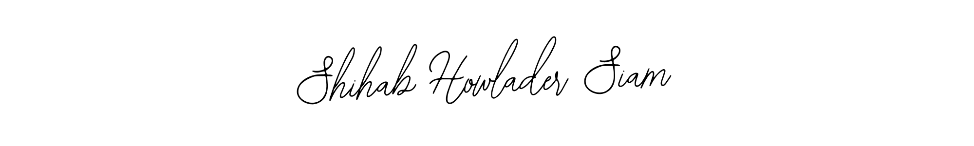 Also we have Shihab Howlader Siam name is the best signature style. Create professional handwritten signature collection using Bearetta-2O07w autograph style. Shihab Howlader Siam signature style 12 images and pictures png