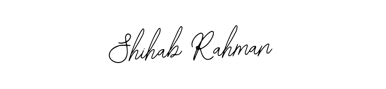 Create a beautiful signature design for name Shihab Rahman. With this signature (Bearetta-2O07w) fonts, you can make a handwritten signature for free. Shihab Rahman signature style 12 images and pictures png