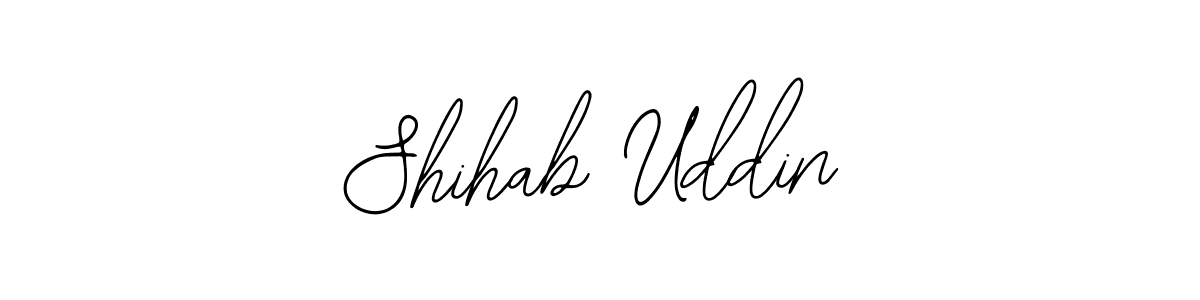 The best way (Bearetta-2O07w) to make a short signature is to pick only two or three words in your name. The name Shihab Uddin include a total of six letters. For converting this name. Shihab Uddin signature style 12 images and pictures png